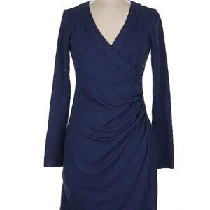Max Studio Deep Blue Long Sleeve Dress